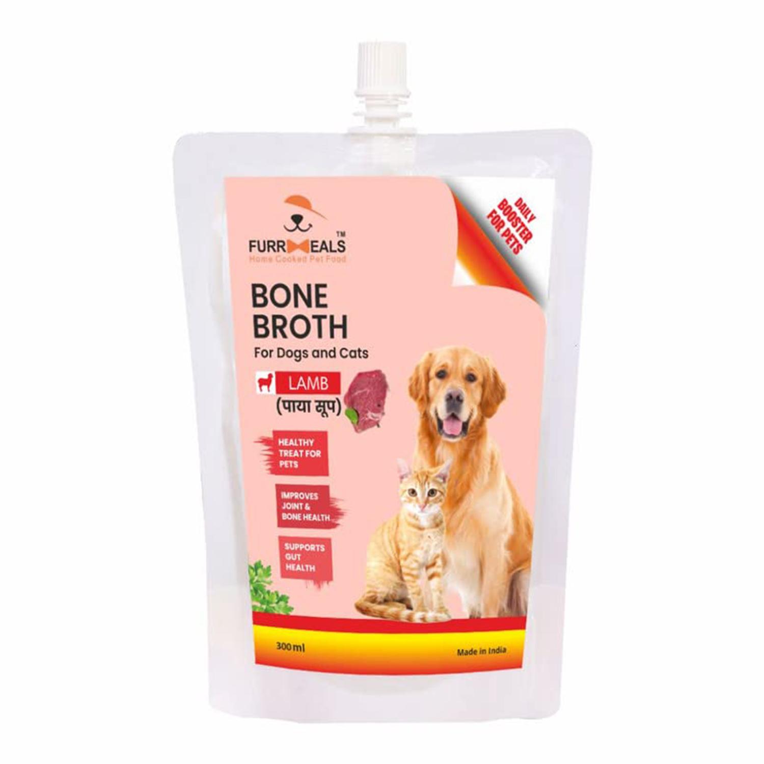 

FurrMeals Lamb Bone Broth (Paya Soup) Gravy/Wet Dog Food 300ml Ready to Serve