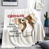 1PC Gremlins Print Flannel Blanket, High quality All Seasons, Home Decor, Warmth and Comfort, Perfect for Christmas Gifts