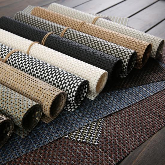 Table Mat PVC Anti-slip Multi-functional Insulation Western Decorative Coaster Dinnerware