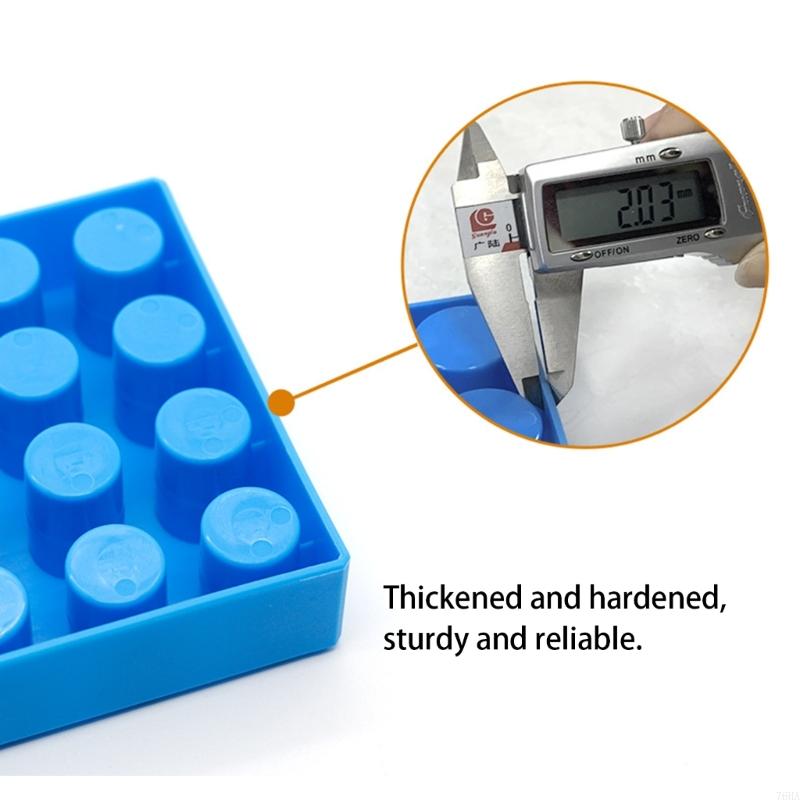 76HA Multi Slot Tool Holder Storage Box Milling Cutter Case Plastic Drill Bit Holder Tray Machining Center Tools