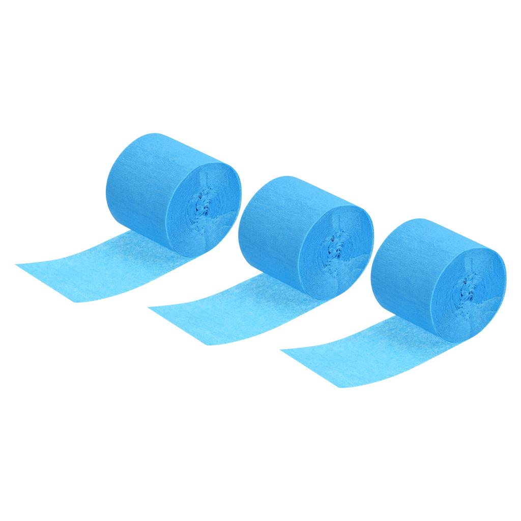 3/6 Stück Lebhafte Krepppapier-Luftschlangen Party-Luftschlangen Dekorationen 1,37" für Verschiedene Geburtstagsfeier Hochzeits-Festival-Dekorationen