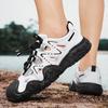 Men's shoes 2025 new summer mesh breathable travel wear wear wear wear one pedal driving mountaineering sports and leisure shoes