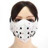 Leder Spikes Maske Gothic Punk Nieten Biker Motorrad Maske Staubschutz Sportmasken für Halloween Cosplay Party Verstellbar