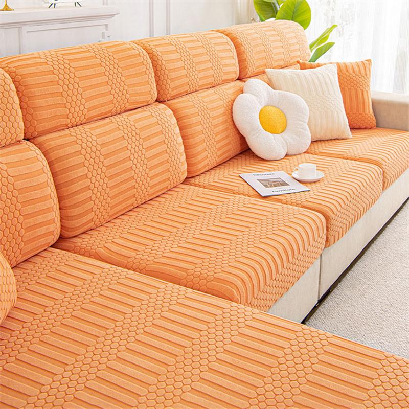 All Inclusive całoroczny uniwersalny odporny na zadrapania przez kota figurowy aksamitny narzuta na sofę poszewka na poduszkę ochraniacz na sofę Home Decor