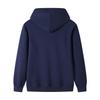 Couple's Casual Solid Color Hooded Sweatshirt - Heavyweight 320g Pure Cotton, Long Sleeve, for Spring and Autumn.