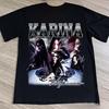 2026 Summer Hot Sale Retro Aespa Karina T-shirt T Shirt Unisex Lightweight Printed Short Sleeve Casual Outdoor Cotton Tee