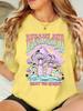Dreamland Enjoy The Moment Printed TShirt Womens Basics Soft T Shirts Loose ONeck Short Sleeve Tops Summer Comfortable Clothes