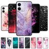 For Honor Play10 4G Case Marble Butterfly Painted Soft Matte Silicone Back Cover For Honor Play 10 ELA-LX3 Full Phone Shell