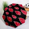 Anime Red Clouds On Background Umbrella Folding umbrella, automatic umbrella 8-Frame for Travel, camping Use Gift for Halloween Christmas