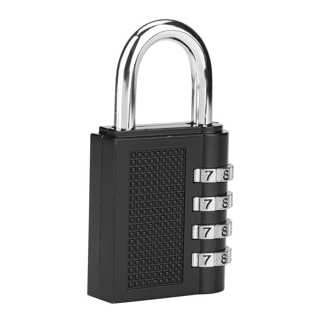 4 Dial Digit Combination Luggage Password Lock Padlock for Gym School Student Employee Locker