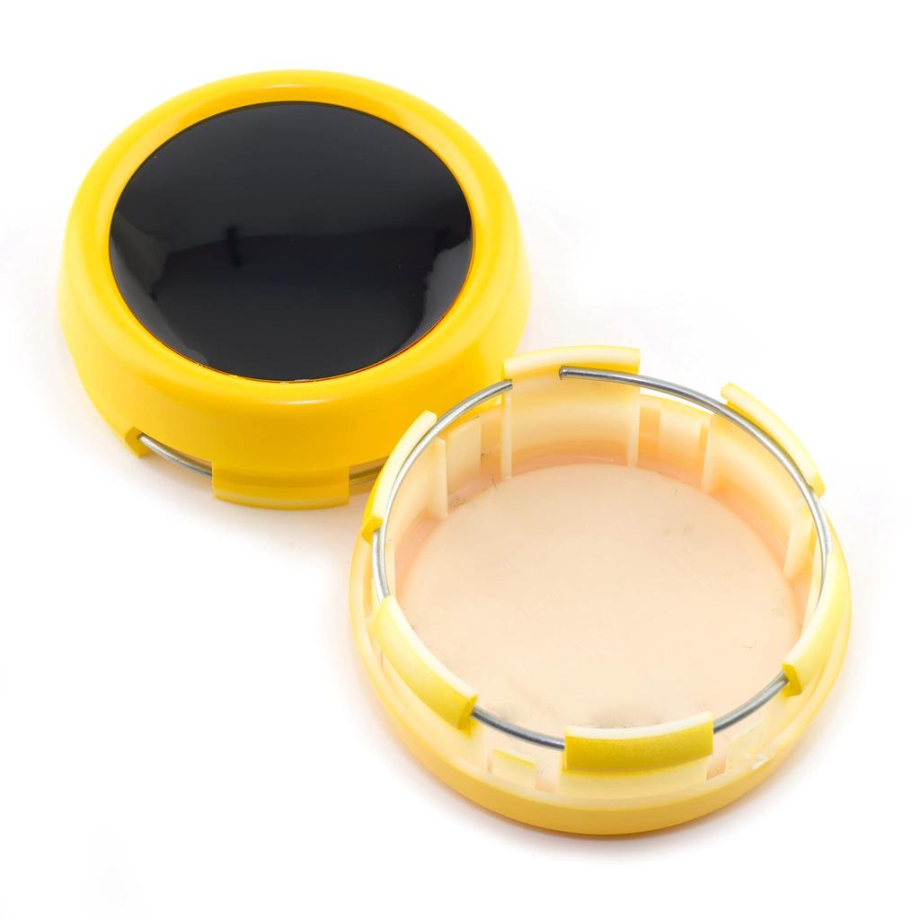 Rhinotuning Cache Central 79mm 73mm Cache Central de Roue Jaune