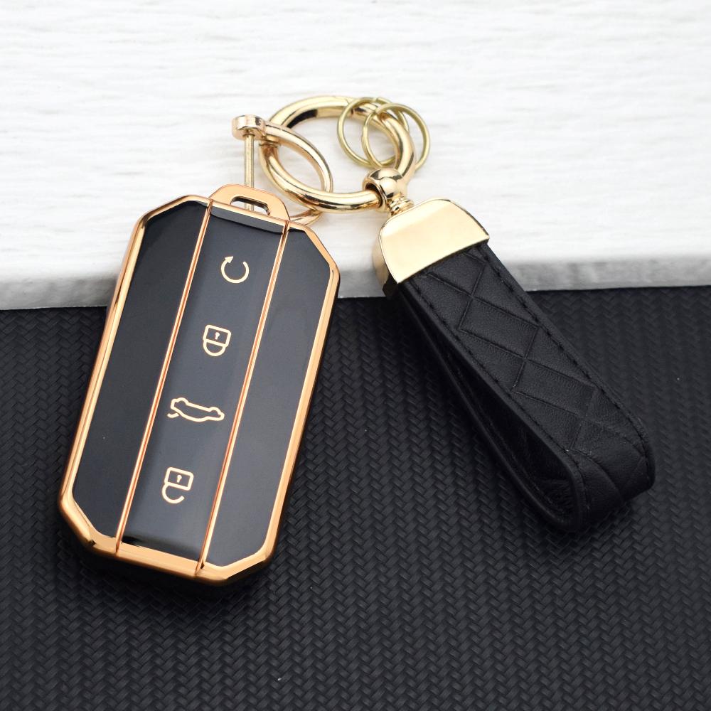 Auto Protection Key Shell Bag For Chery Jaecoo J5 J7 Tpu Car Key Case Cover Keychain Housing Holder Car Accessories