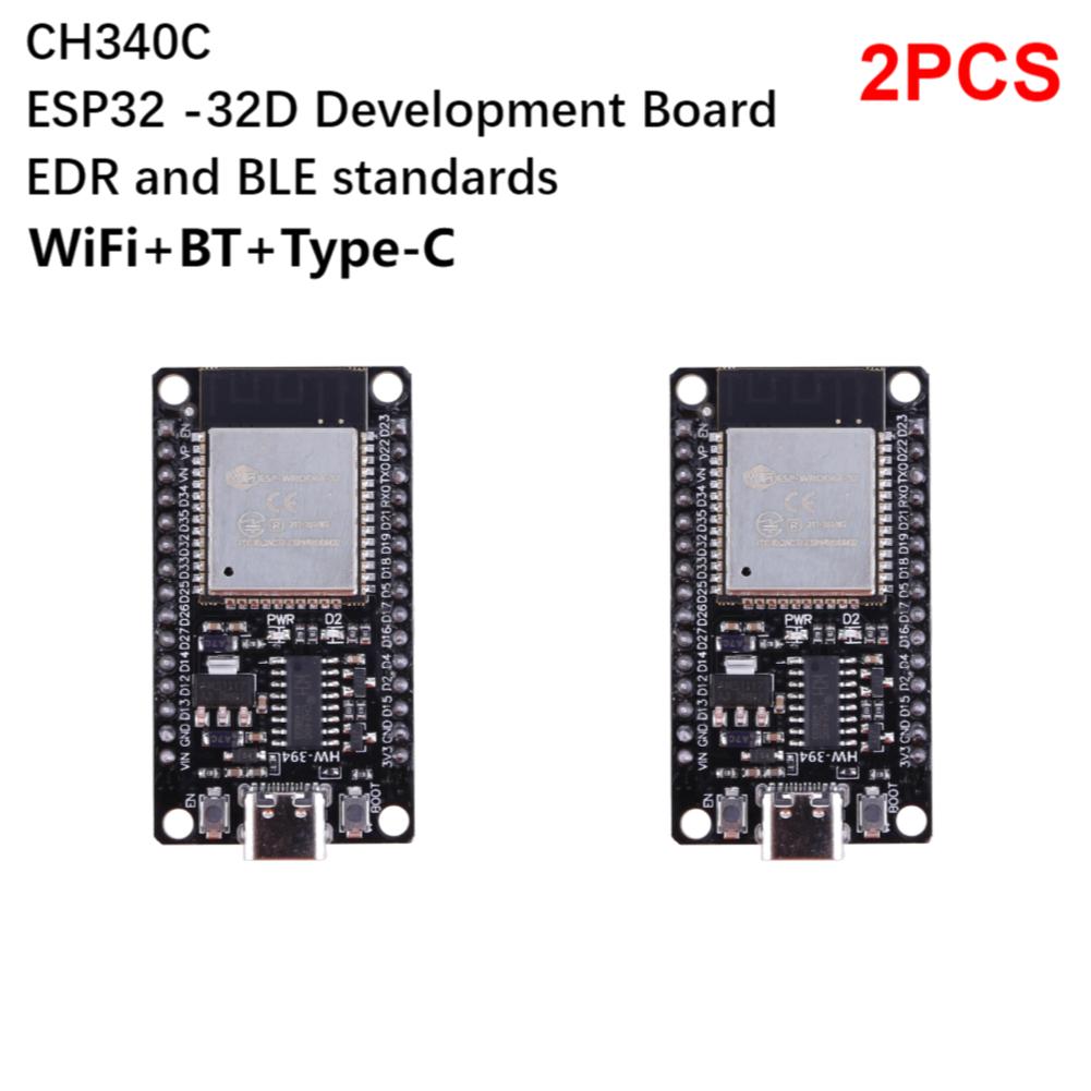

ESP32 Плата розробки TYPE-C/ Micro USB WiFi+Bluetooth/WIFI Наднизьке енергоспоживання SPI Flash 32 Мбіт Бездротовий модуль
