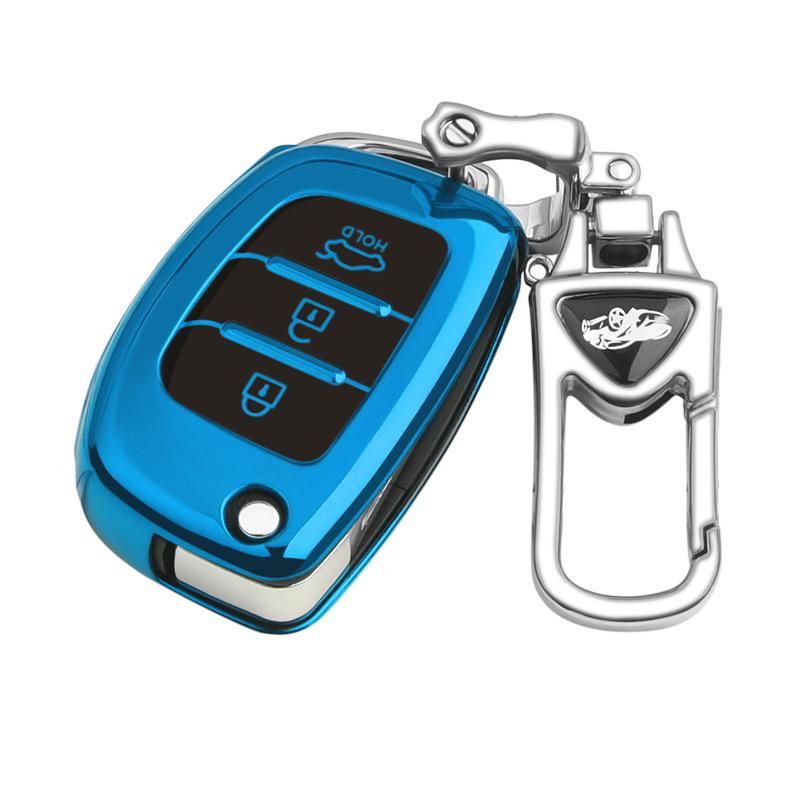 Suitable for Beijing Modern Key Caseix25 ix35Mingtu Langdong Yuena Tucson Car Key Case Folding