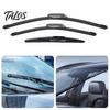 Natural Rubber Wiper Blades 3Pcs/Set Beam for Chery Tiggo 8 Plus Pro Car Window Cleaning Accessories MAX 2020-2024, 23"+18"+9" Front Rear Blades,