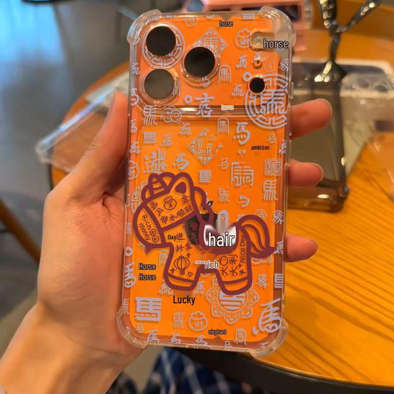 

Thickened Anti-Drop Transparent Case for iPhone 15 Pro Max/14/13/12 iPhone X