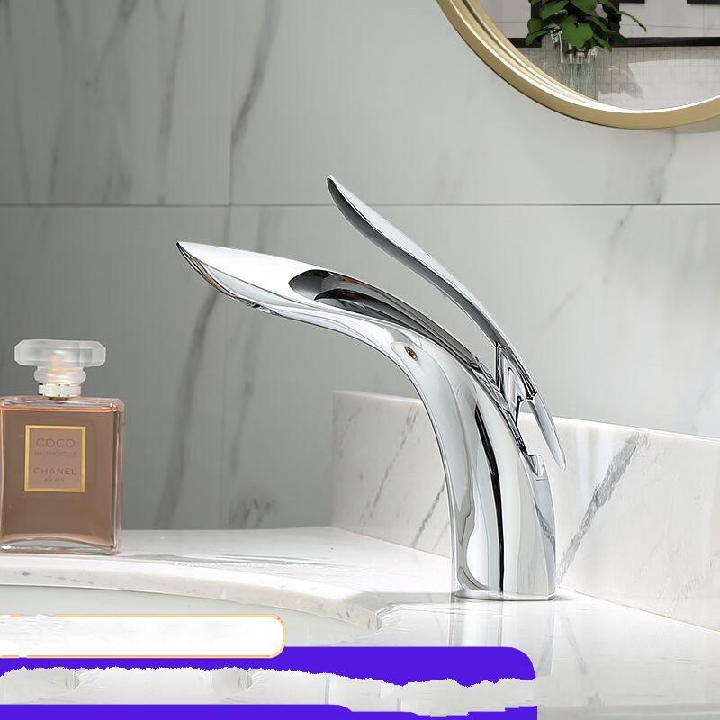 Nordic Style Low Profile Basin Faucet