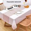 Plastic Polka Dot Pattern for Party Disposable Tablecover Tablecloth Picnic Cloth Table Runner