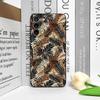 Vintage Art Palm Leaf Zebra Leopard Print Phone Case for Samsung Galaxy S26 S25 S24+ S23 Ultra S22 Plus S21 FE S20 5G Soft Cover