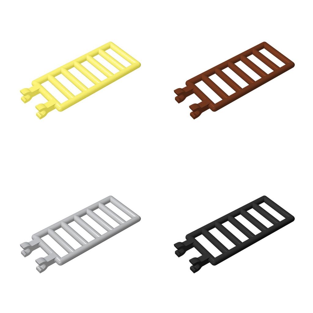 20PCS 6020 MOC Bar 7x3 Building Blocks Set with 2 Clips Ladder Bricks Plate Board Educational Toy for Children Birthday Gifts
