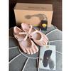 Damen Barfuß Fünf-Zehen Yoga Tanz Pilates Indoor Fitnessschuhe Seidenobermaterial Gummisohle Atmungsaktiv Anti-Rutsch