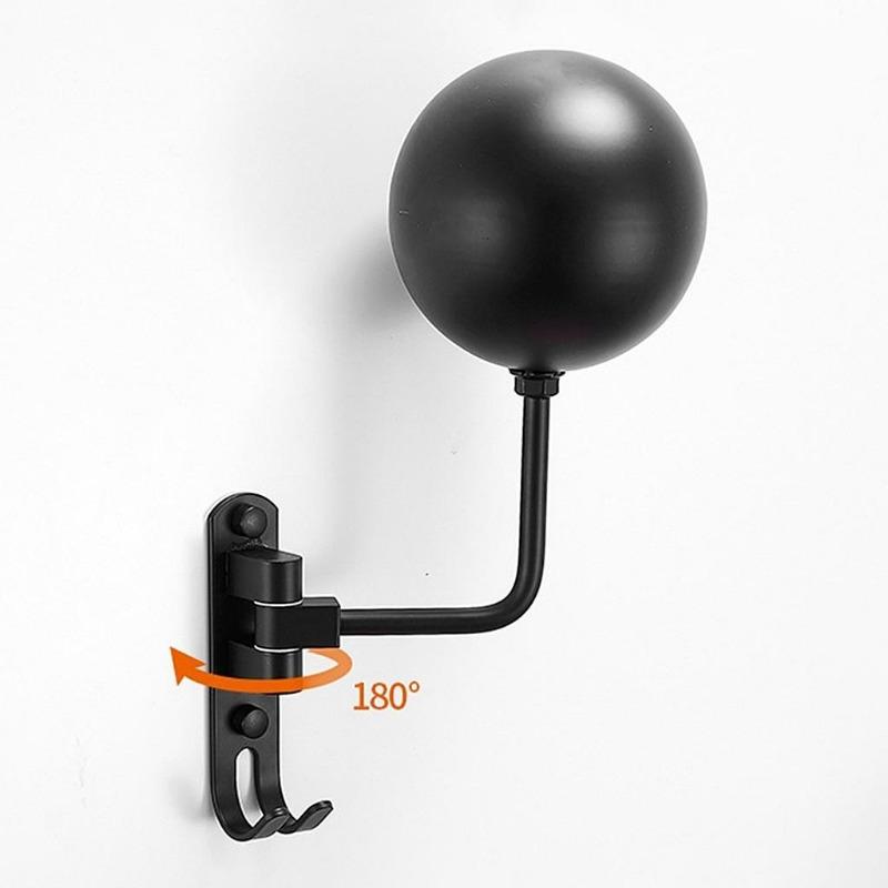 Motorcycle Helmet Rack Wall Mount Helmets Display Holder 180 Degree Keys Jacket Hanger Living Room Accessories