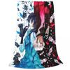 The Case Study of Vanitas Anime Deken Flanel Textiel Vanitas no Karte Dunne Worpdeken voor Beddengoed Kantoor Pluche Dunne Quilt