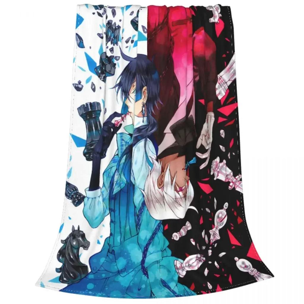 The Case Study of Vanitas Anime Deken Flanel Textiel Vanitas no Karte Dunne Worpdeken voor Beddengoed Kantoor Pluche Dunne Quilt