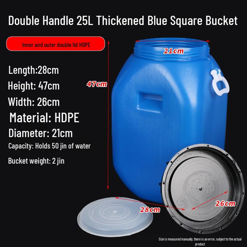 Zahustený plastový úložný sud Churong potravinárskej kvality, viacúčelový