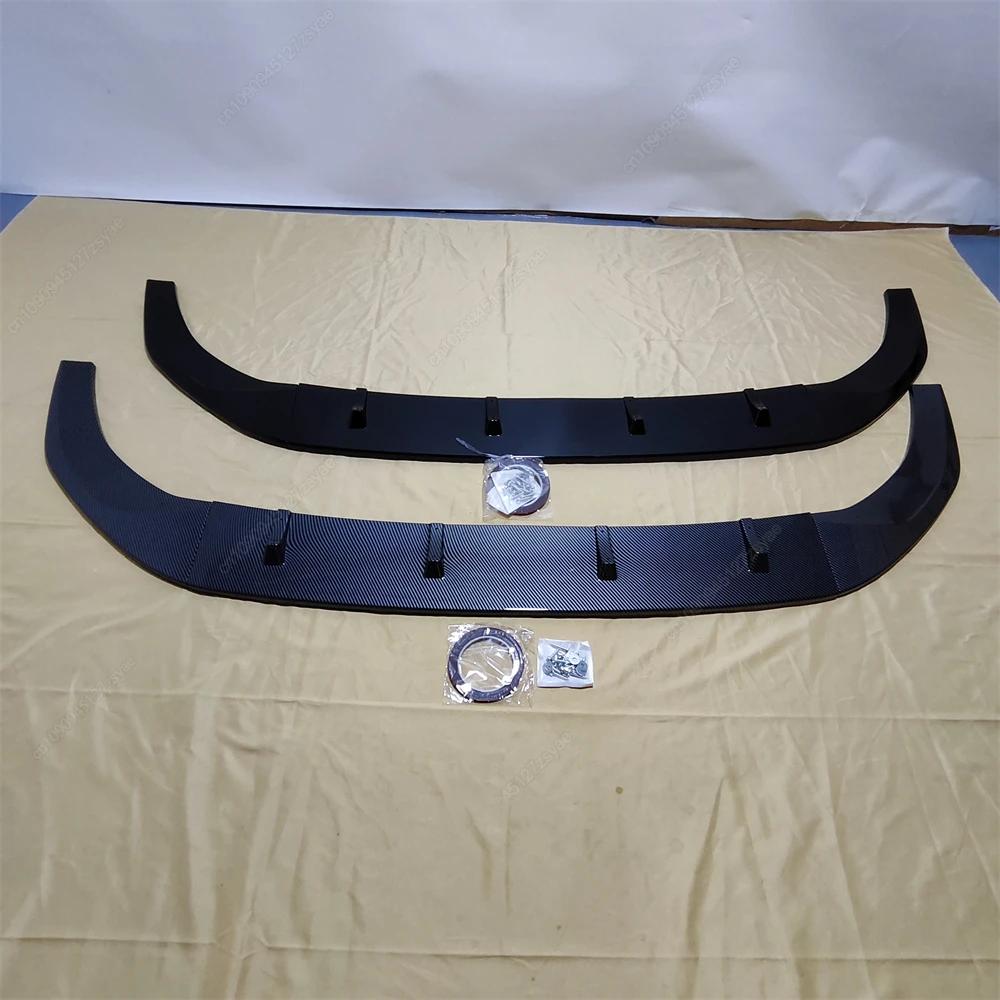 For Volkswagen VW Golf 8 MK8 GTI GTD GTE R-line 2020-2025 Maxton Style Front Bumper Lip Spoiler Splitter Bodykits Tuning Black