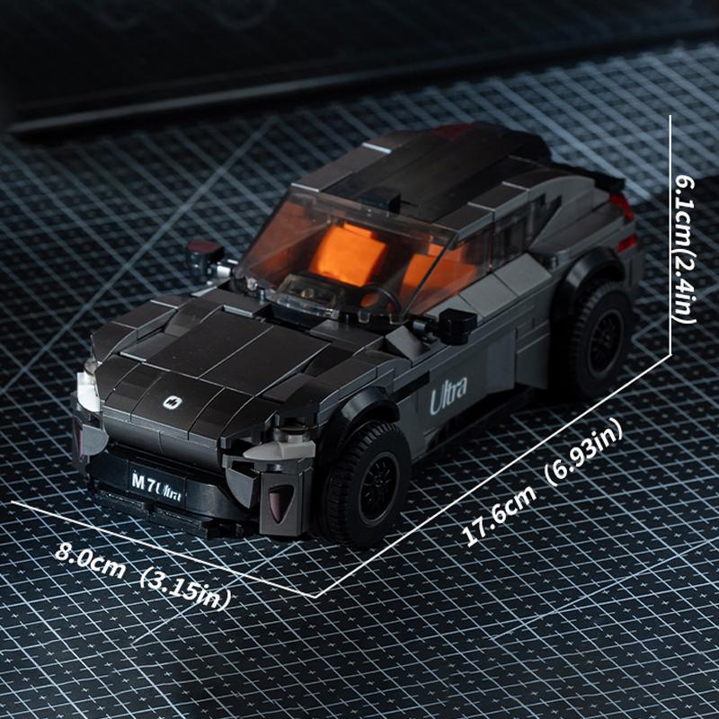 Bausteine Klassische Rennwagen Sets Kreative Steine Bausätze Geschwindigkeit Sportwagen Bausteine Modell Geschenke für Erwachsene Jungen Kinder 390+ Teile