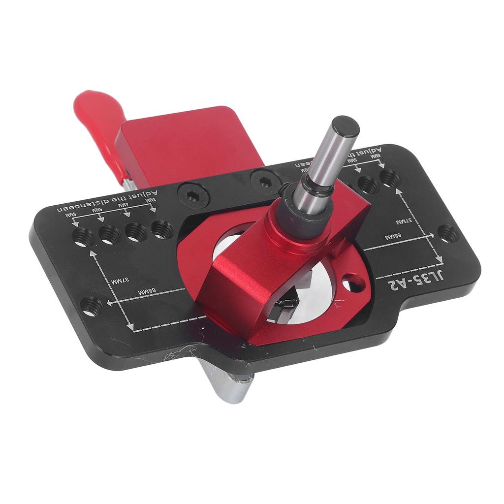 35mm Hinge Jig Drilling Hole Puncher Aluminum Alloy Hinge Jig Drill Guide Locator for Door Cabinet