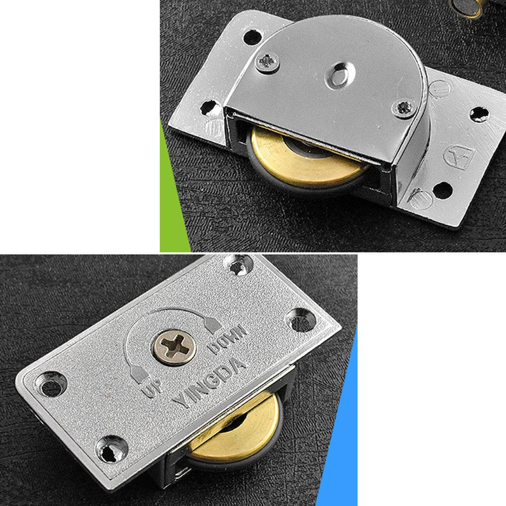 Door Rollers Stainless Steel Sliding Door Wheel Cabinet Pulley Hanging Pulley Up And Down Rail Wheel Furniture Hardware