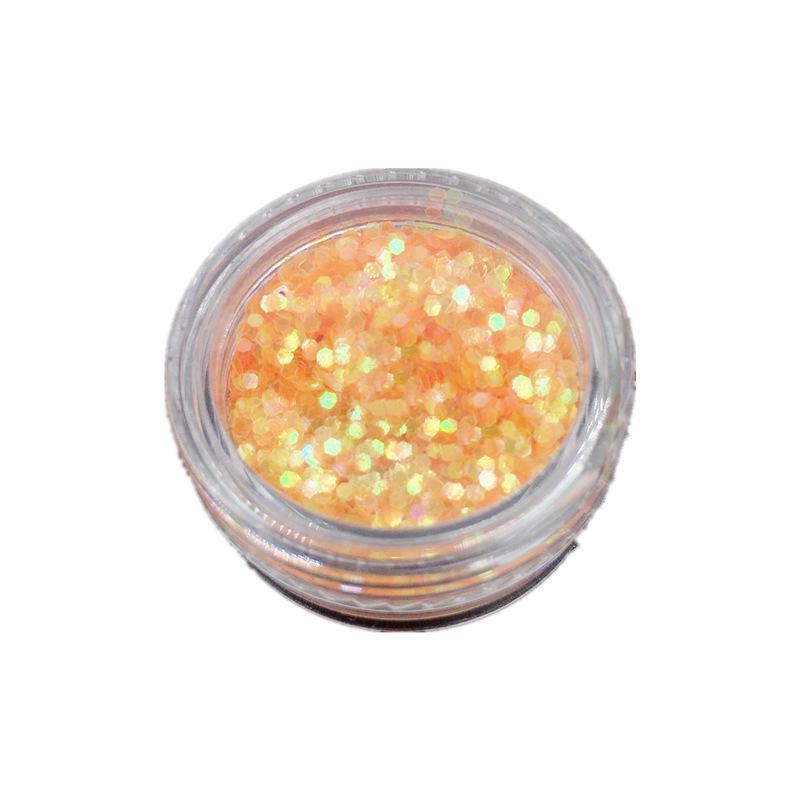 Nail Art Glitter Sequins Set: 12 Colors - Plum Blossom, Star, Hexagonal, Heart