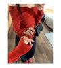 Korean Pure Desire Women's One-Shoulder Slimming Long-Sleeve Top - Autumn/Winter Fashion
