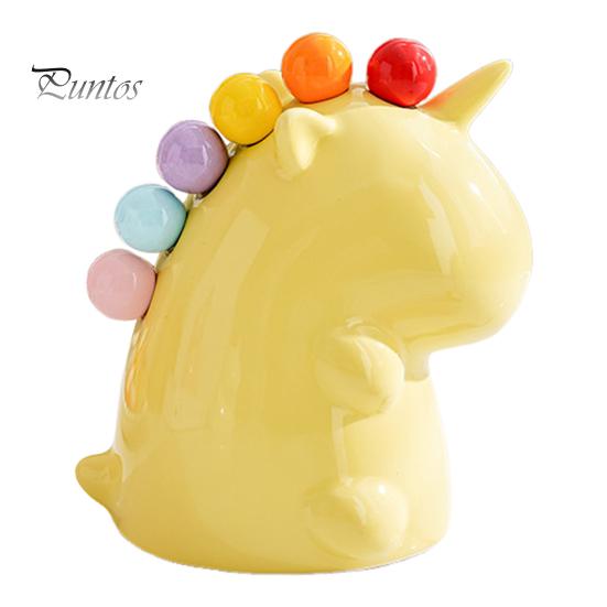 

Вилка для фруктов, набор десертных вилок с банкой для хранения, легко моется, из нержавеющей стали, креативные милые вилки, набор столовых приборов, украшение для стола жёлтый