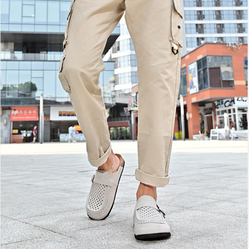 Summer Casual Versatile Slippers for Men's Trend, Anti Slip, Comfortable, Breathable, Fashionable Men's Shoes, Sandals