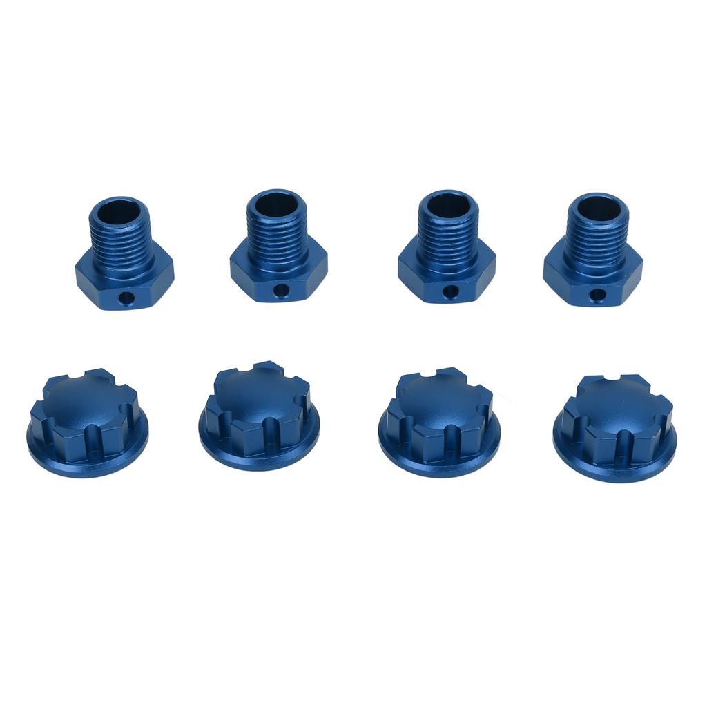 17mm RC Wheel Hubs Hex Kit Aluminium Alloy RC Wheel Hubs Adapter for TRAXXAS 1 10 Upgrade Blue