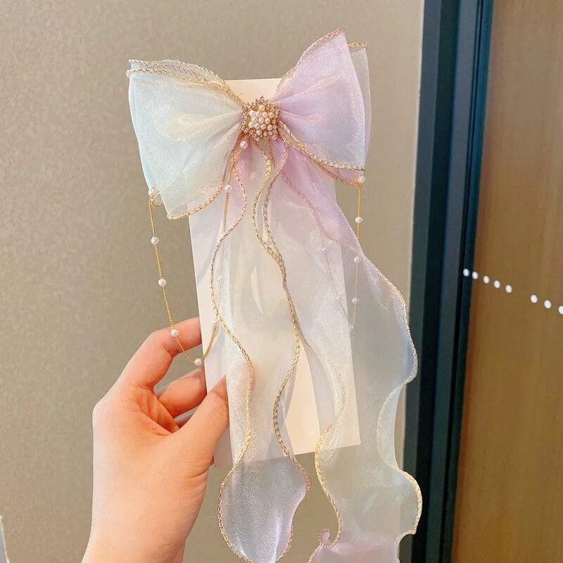 5 Styles Available |Large Ribbon Headband |Girl Bow Tie |Braided Headband Flower Ribbon |Hairpins and AK All yards