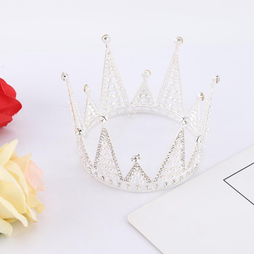 Mini Crown Cake Topper Metal Happy Birthday Cake Toppers Wedding Cake Decorator