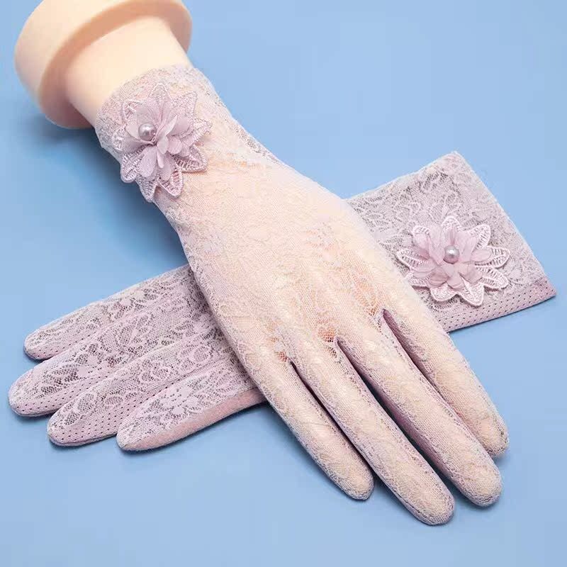 

Кружевные перчатки Летняя защита от солнца Ледяной шелк Тонкие Весна и Осень Облегающие руку Для вождения и езды на велосипеде Электромобиль Свадебные Свадебные Короткие Purple [Snow Lotus]] All yards