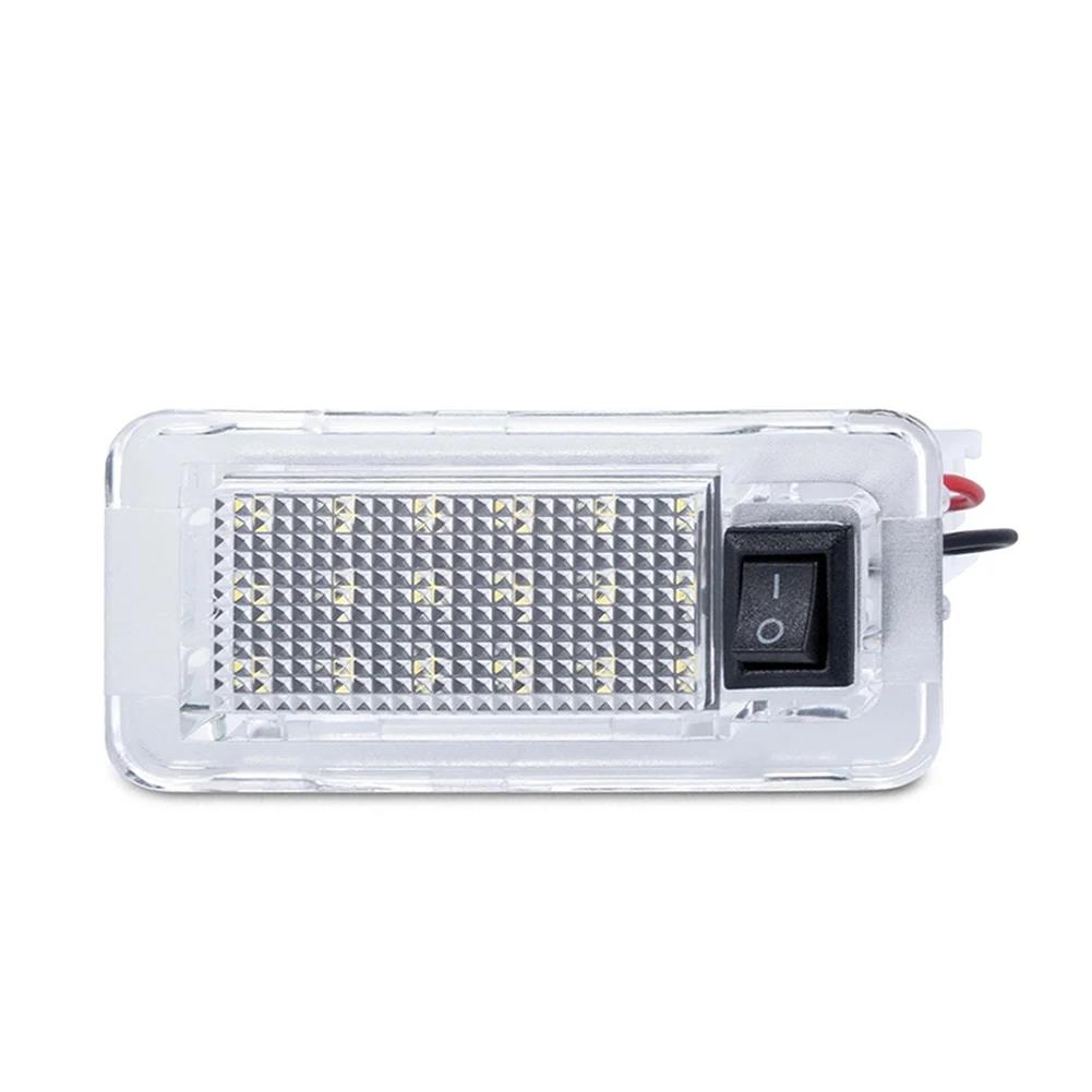 Car LED License Plate Lights with Switch Luggage Trunk Light Number Plate Lamp Car Lights For Toyota RAV4 MK5 Prius Siena Venza License Plate Lights