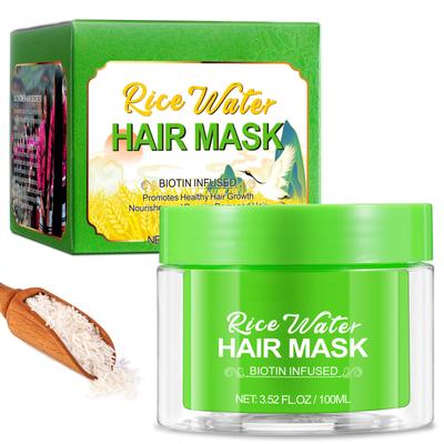 Rice Hair Mask Rice Water Conditioner Deeply Repairs And Nourishes Dry Hair 100ml