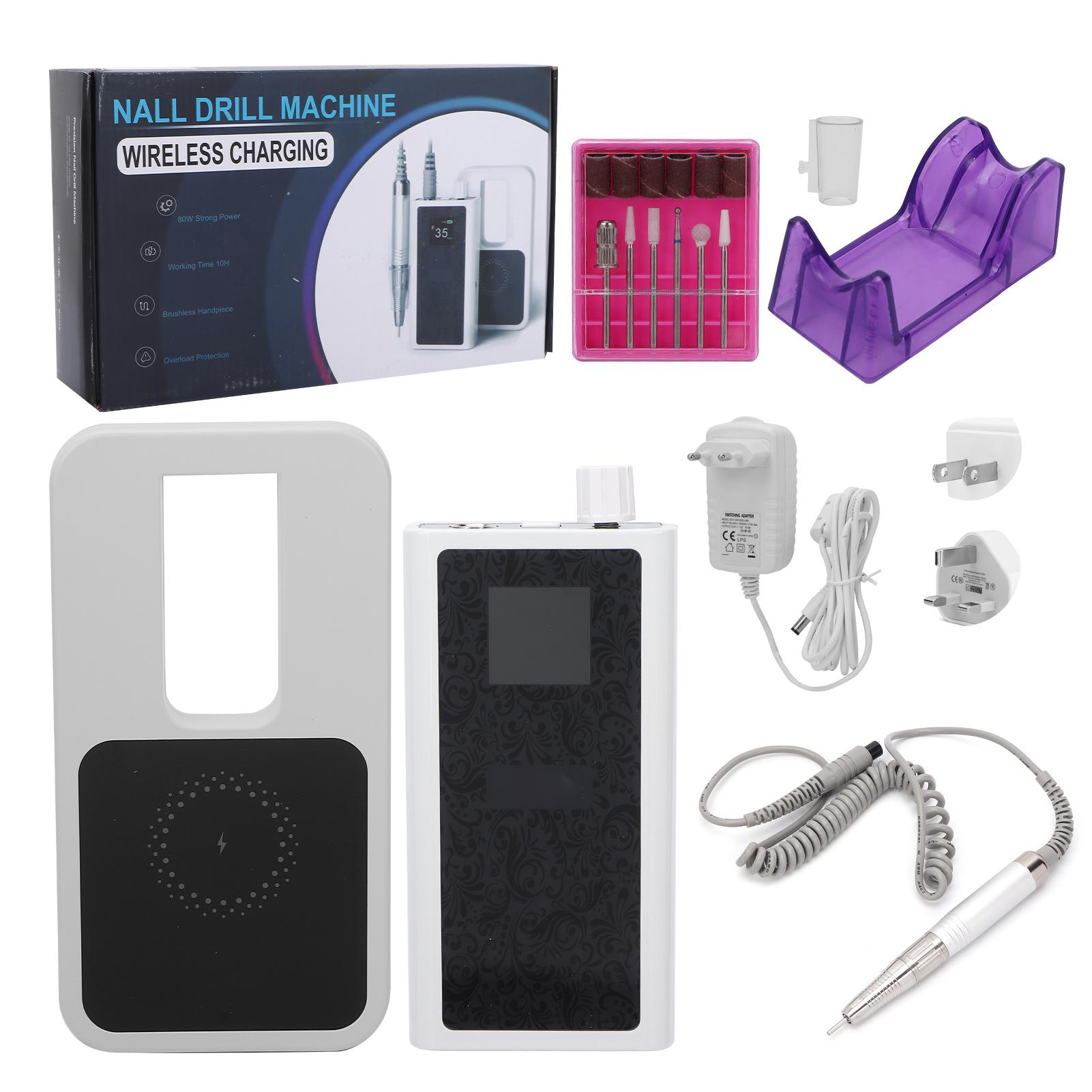 

Nail Drill Machine Polishing Shape 35000rpm Wireless Electric Nail File Polisher