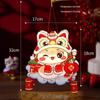 Children's Year of the Snake DIY Handheld Luminous Lantern - New Year Kindergarten Gift