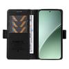 YIKATU YK-007 For Xiaomi 15 Pro Case Side Buckle PU Leather Phone Cover Litchi Texture