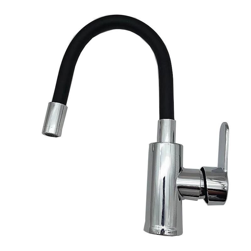 

TLXT Kitchen Universal Faucet with Colored Silicone Tube