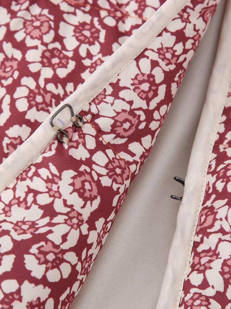 Women's European Style Quilted Floral Jacket - 2023 Autumn/Winter