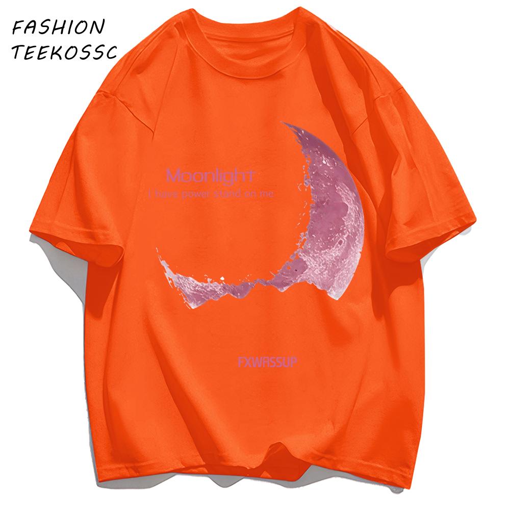 Moonlight I Have Powe Stand On Me Man TShirts Cotton Basics T Shirt Hip Hop Summer Unisex Clothing Loose AllMatch Streetwear