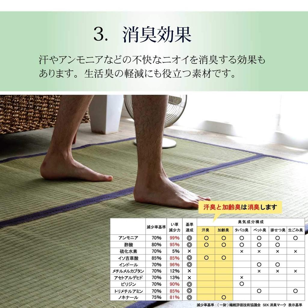 IKEHIKO Rush Grass Rug, Carpet, Rectangular, DX Okinawa Beag, Khaki, Approx. 128 X 200cm, Made In Japan, Backed, Denim Edge #1718760